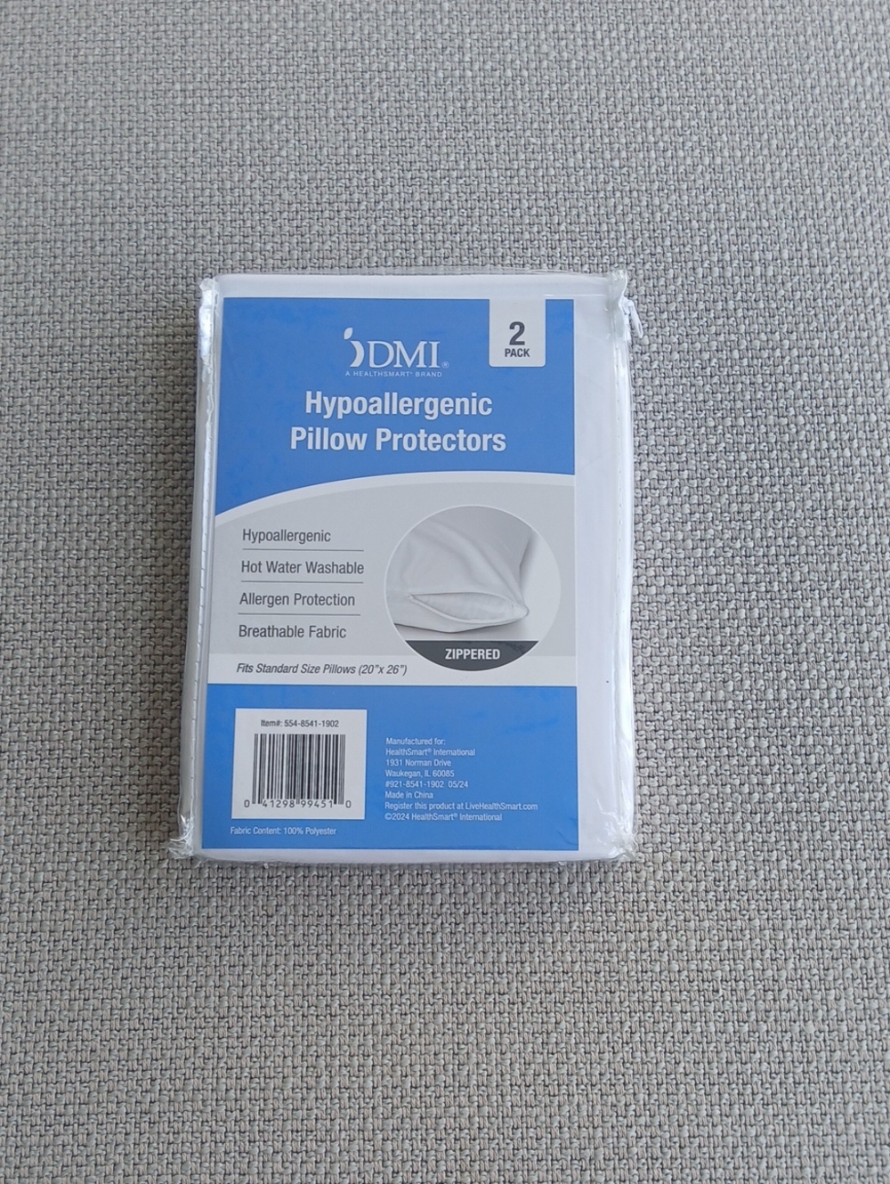 Mi Hypoallergenic Pillow Protectors - White